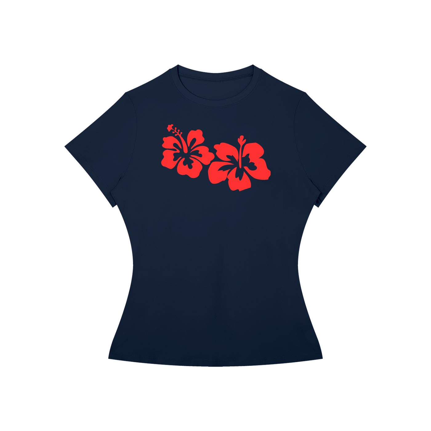Women’s Slim Fit Performance Tee - Hibiscus
