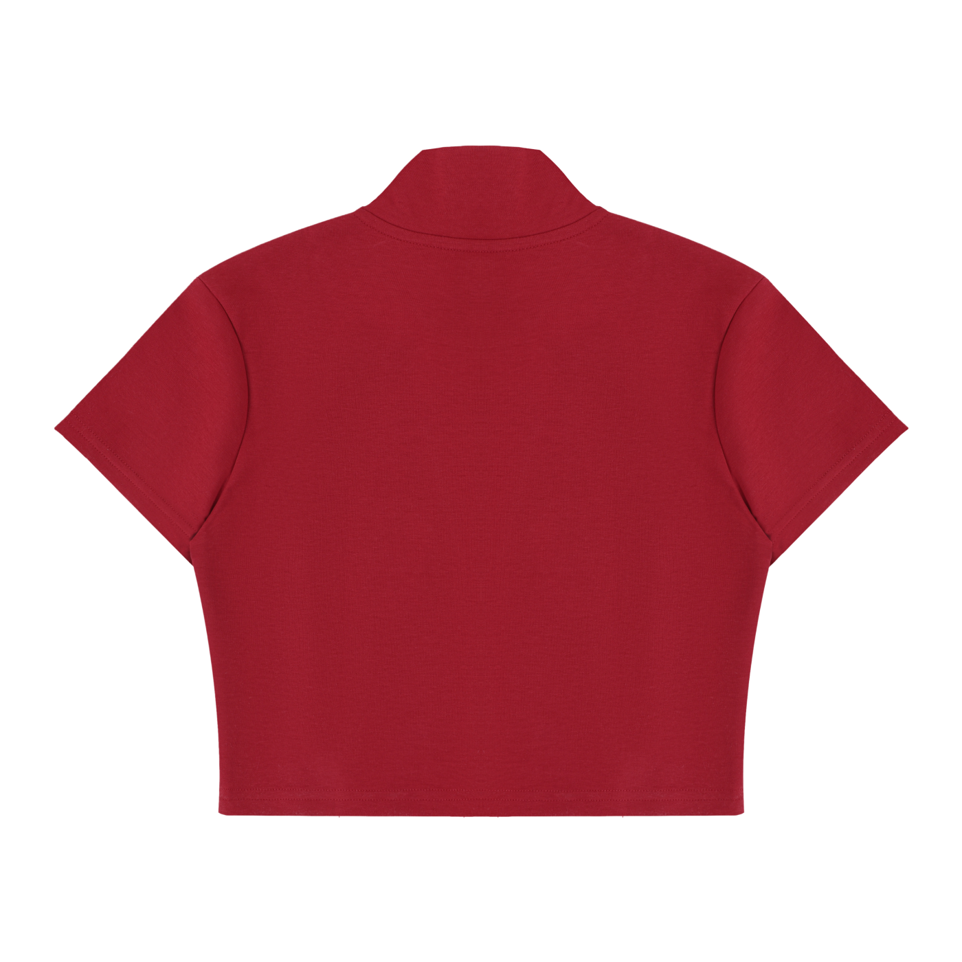 Women's Cropped Top, Full Zip Tee