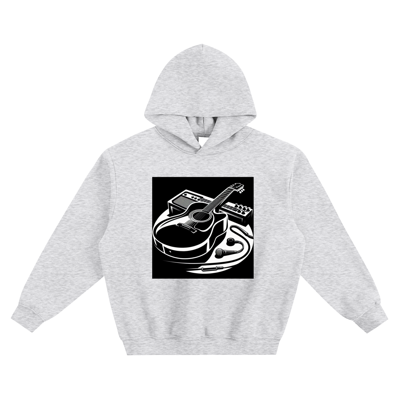 Guitar, Unisex Fleeced  Hoodie