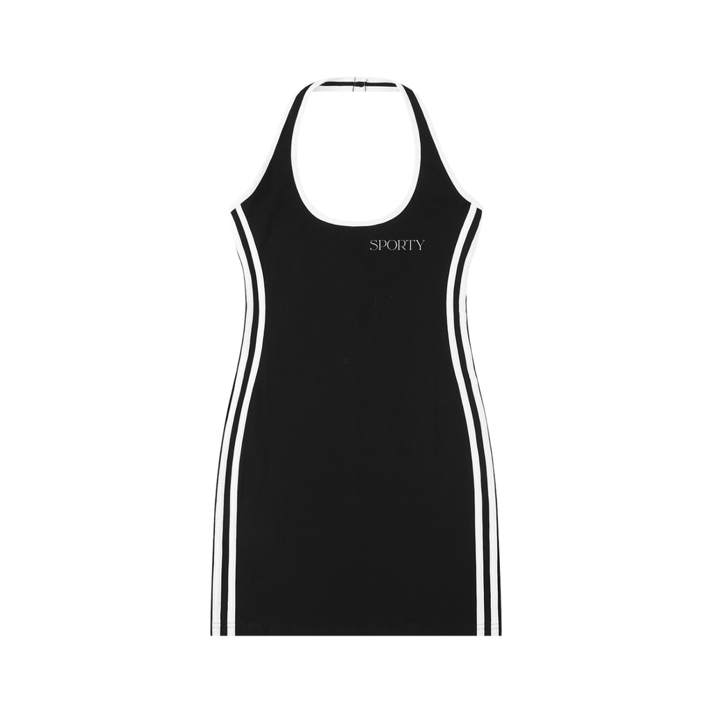 Women's Binding Tight Halter Dress