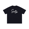 Black "Salty" Unisex Oversized Cotton T-Shirt