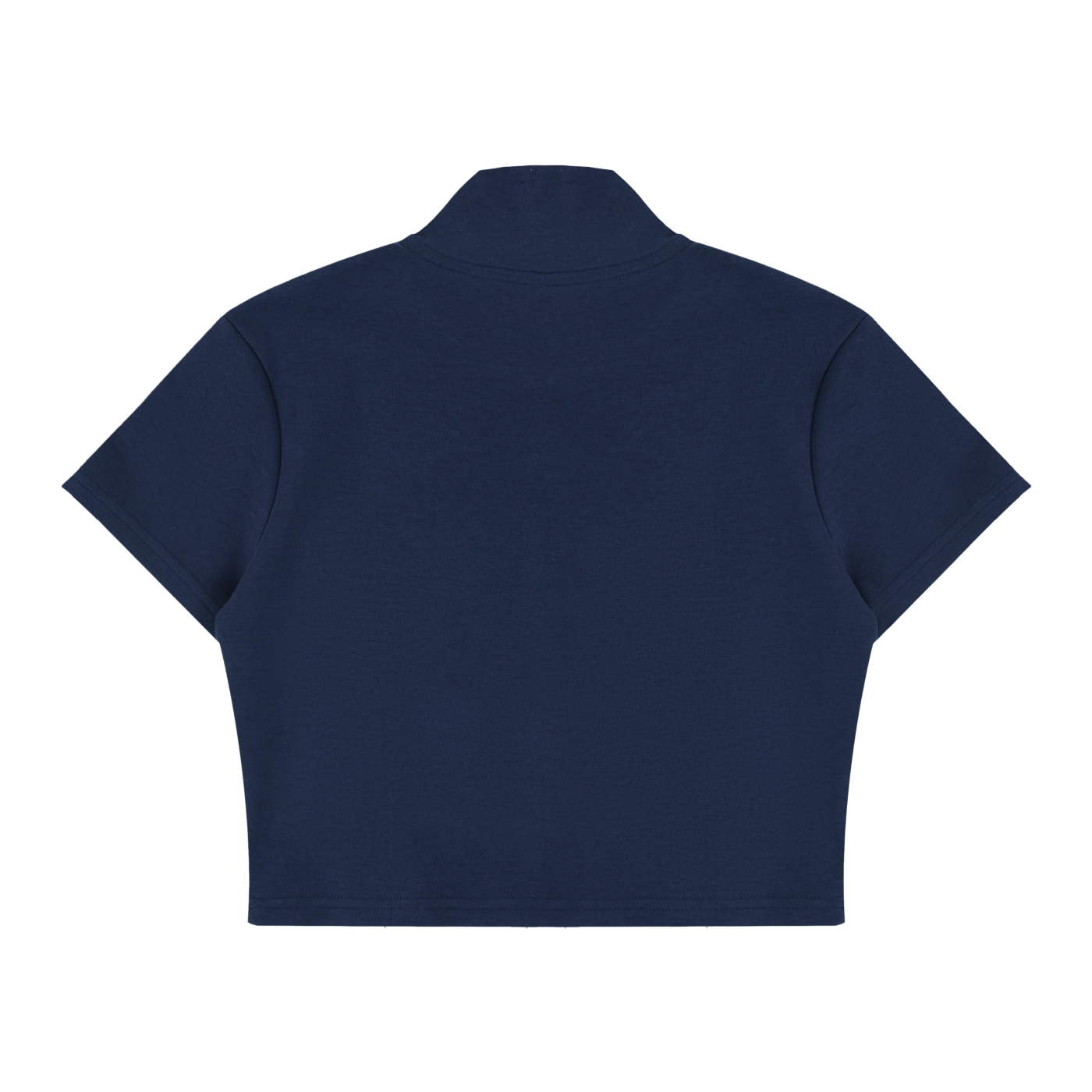 Women's Cropped Top, Full Zip Tee