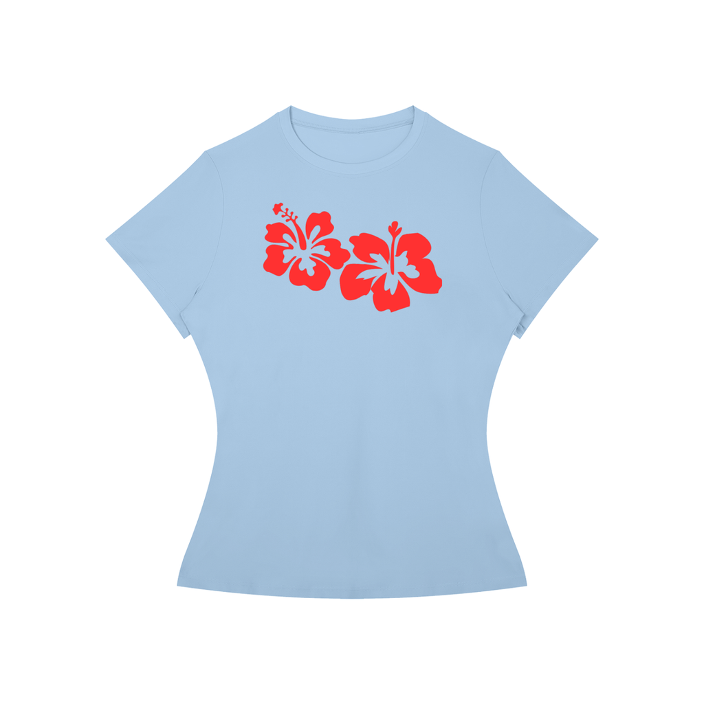 Women’s Slim Fit Performance Tee - Hibiscus