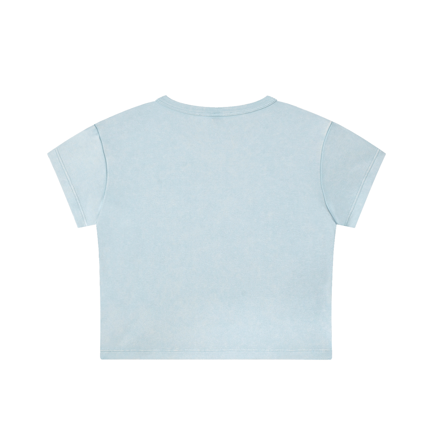 Snow Washed Crop Top - "God is Love"