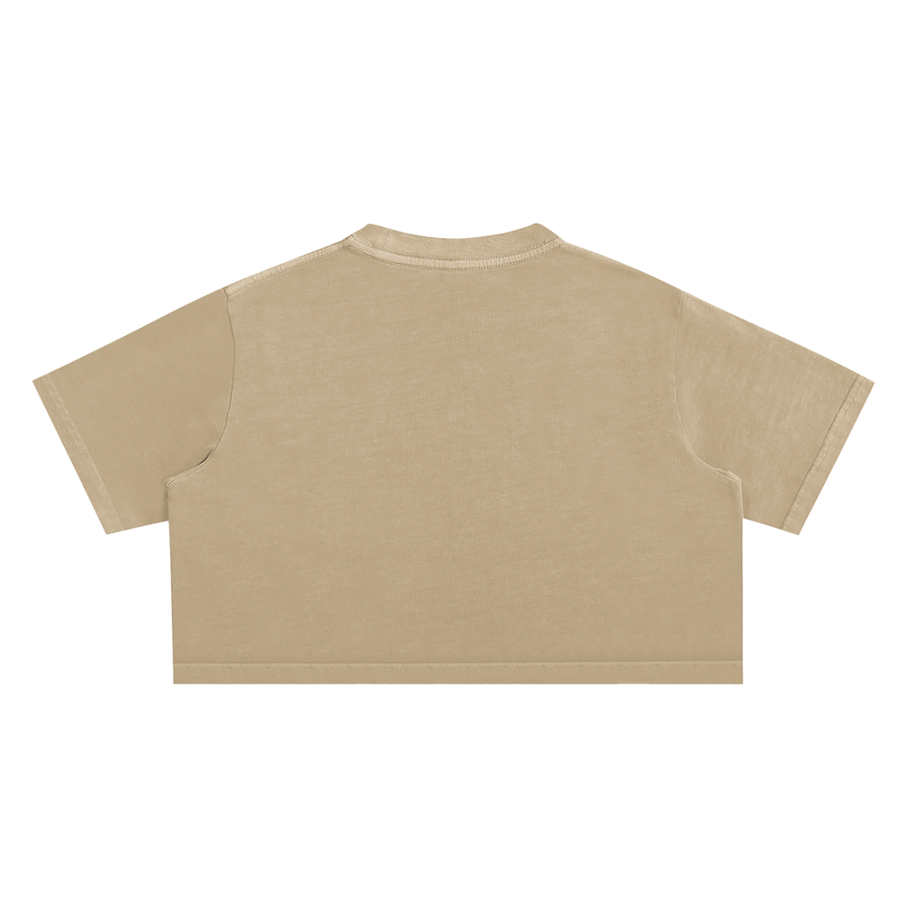 Snow Washed Cropped Top