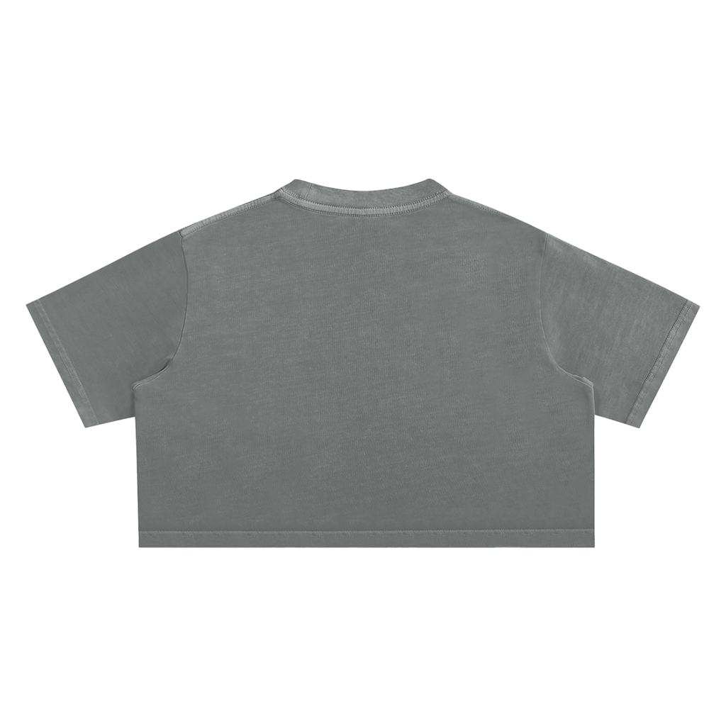 Snow Washed Cropped Top