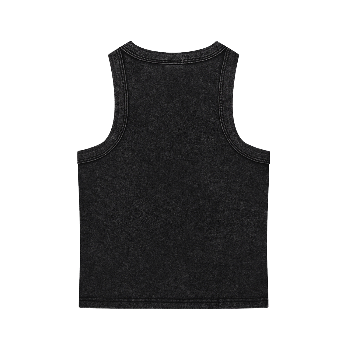 "Salty", Women's Snow Washed Tank Top, in Black