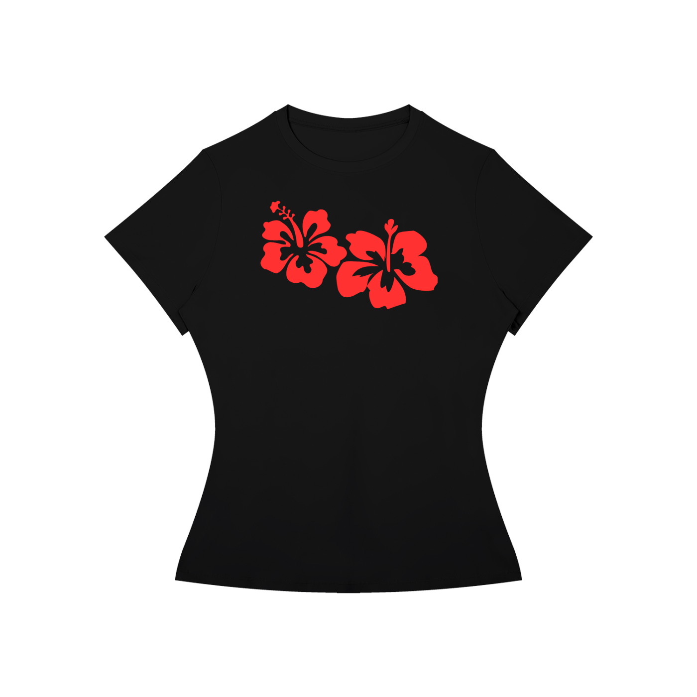 Women’s Slim Fit Performance Tee - Hibiscus