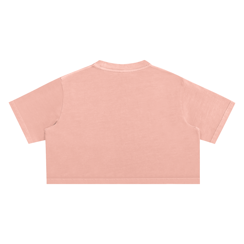 Snow Washed Cropped Top