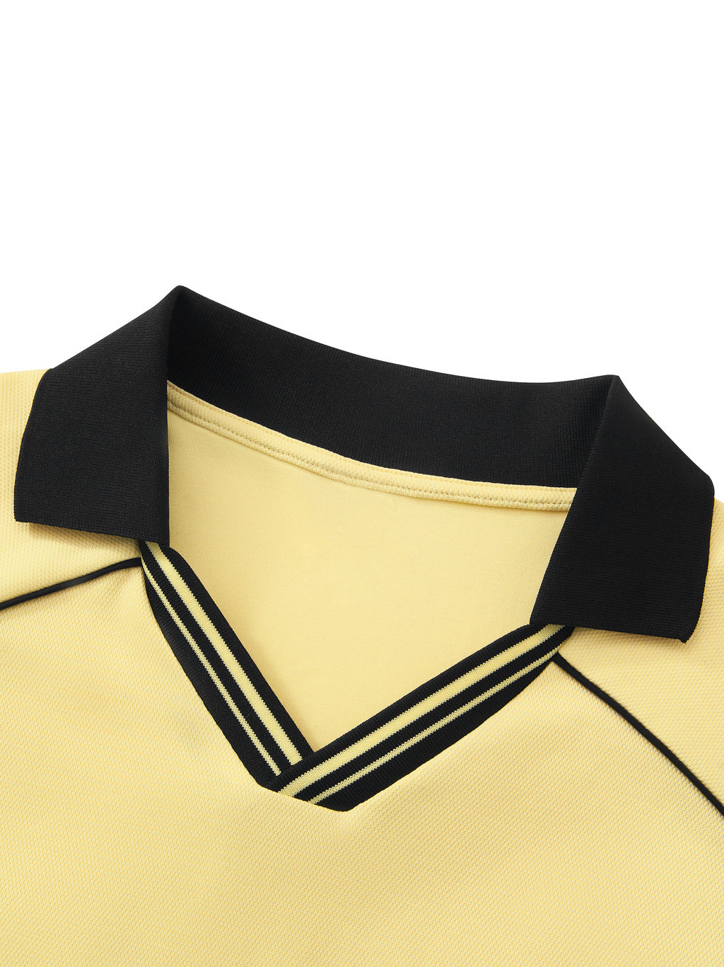 Unisex Collared Piping Boxy Soccer Jersey - "70" Varsity Vibe